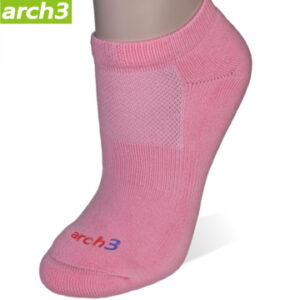 除臭氣墊船型襪_粉紅